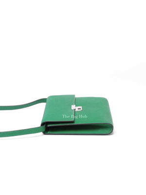 Hermes Green Leather Clic 16 Crossbody Bag