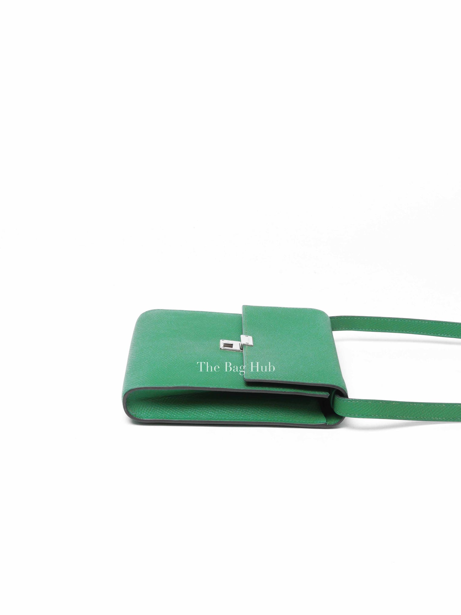 Hermes Green Leather Clic 16 Crossbody Bag