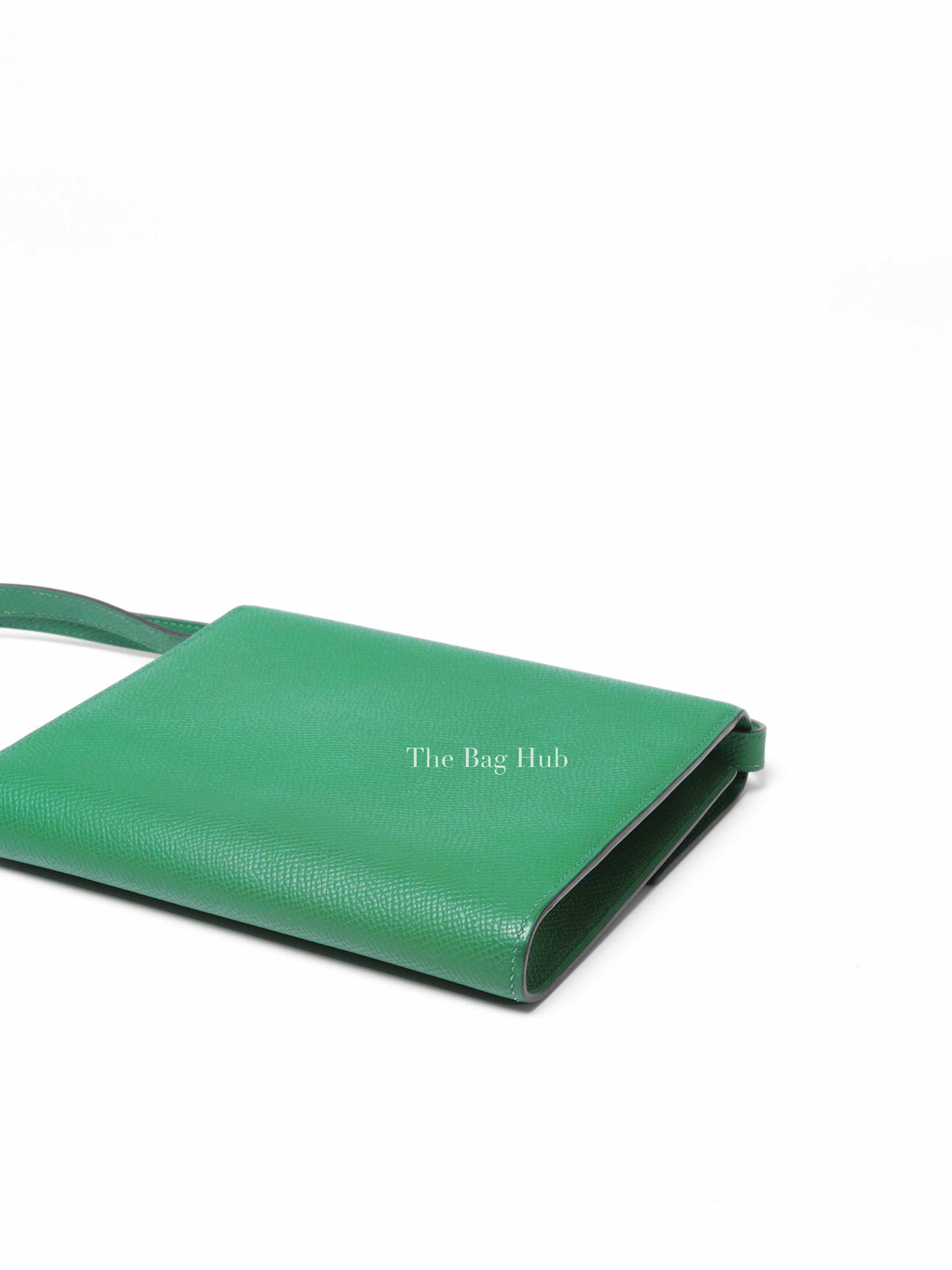 Hermes Green Leather Clic 16 Crossbody Bag