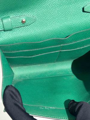 Hermes Green Leather Clic 16 Crossbody Bag