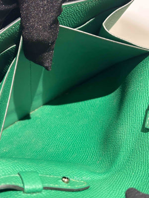 Hermes Green Leather Clic 16 Crossbody Bag
