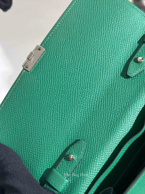 Hermes Green Leather Clic 16 Crossbody Bag