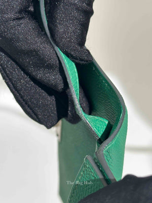 Hermes Green Leather Clic 16 Crossbody Bag