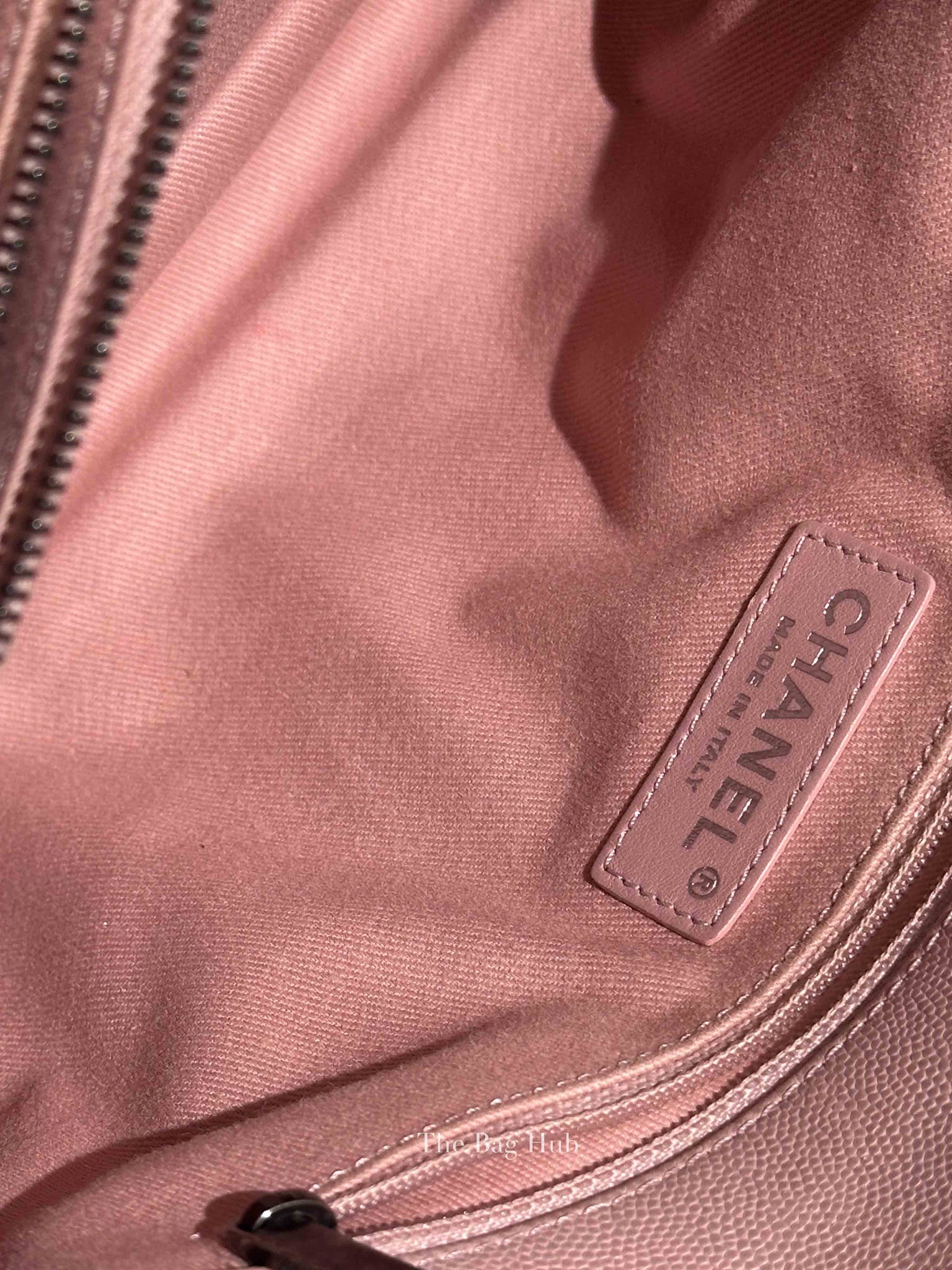Chanel Pink Caviar Leather Coco Handle Medium Bag