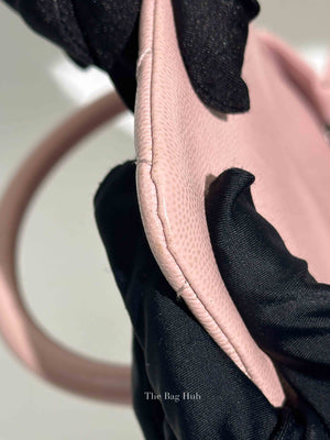 Chanel Pink Caviar Leather Coco Handle Medium Bag