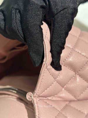Chanel Pink Caviar Leather Coco Handle Medium Bag