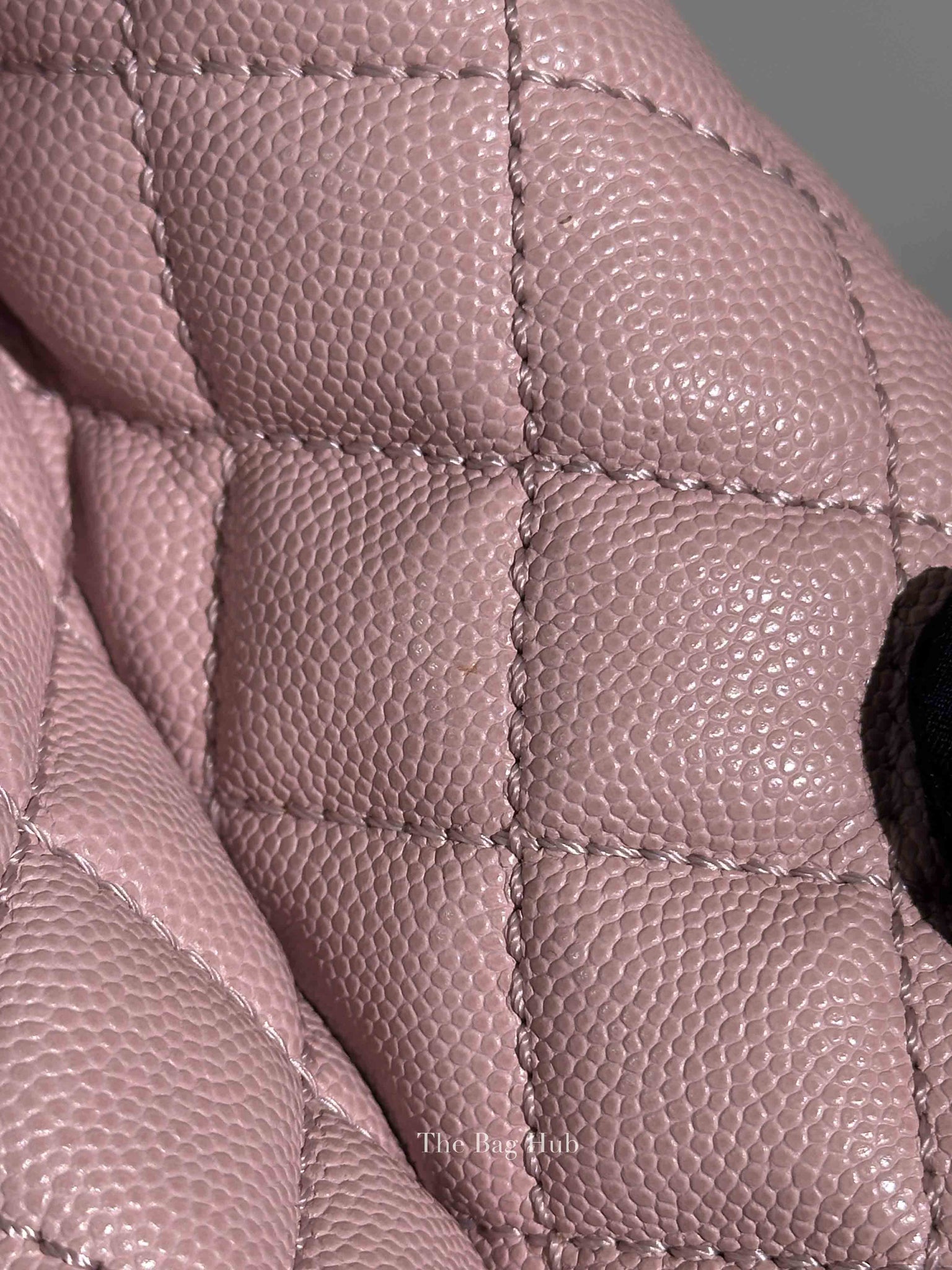 Chanel Pink Caviar Leather Coco Handle Medium Bag