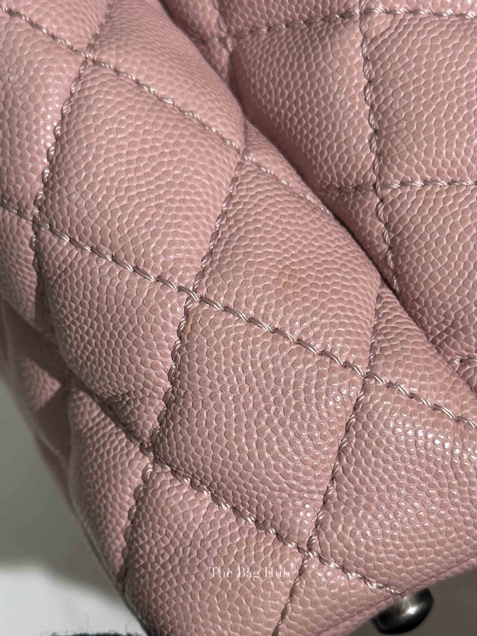 Chanel Pink Caviar Leather Coco Handle Medium Bag