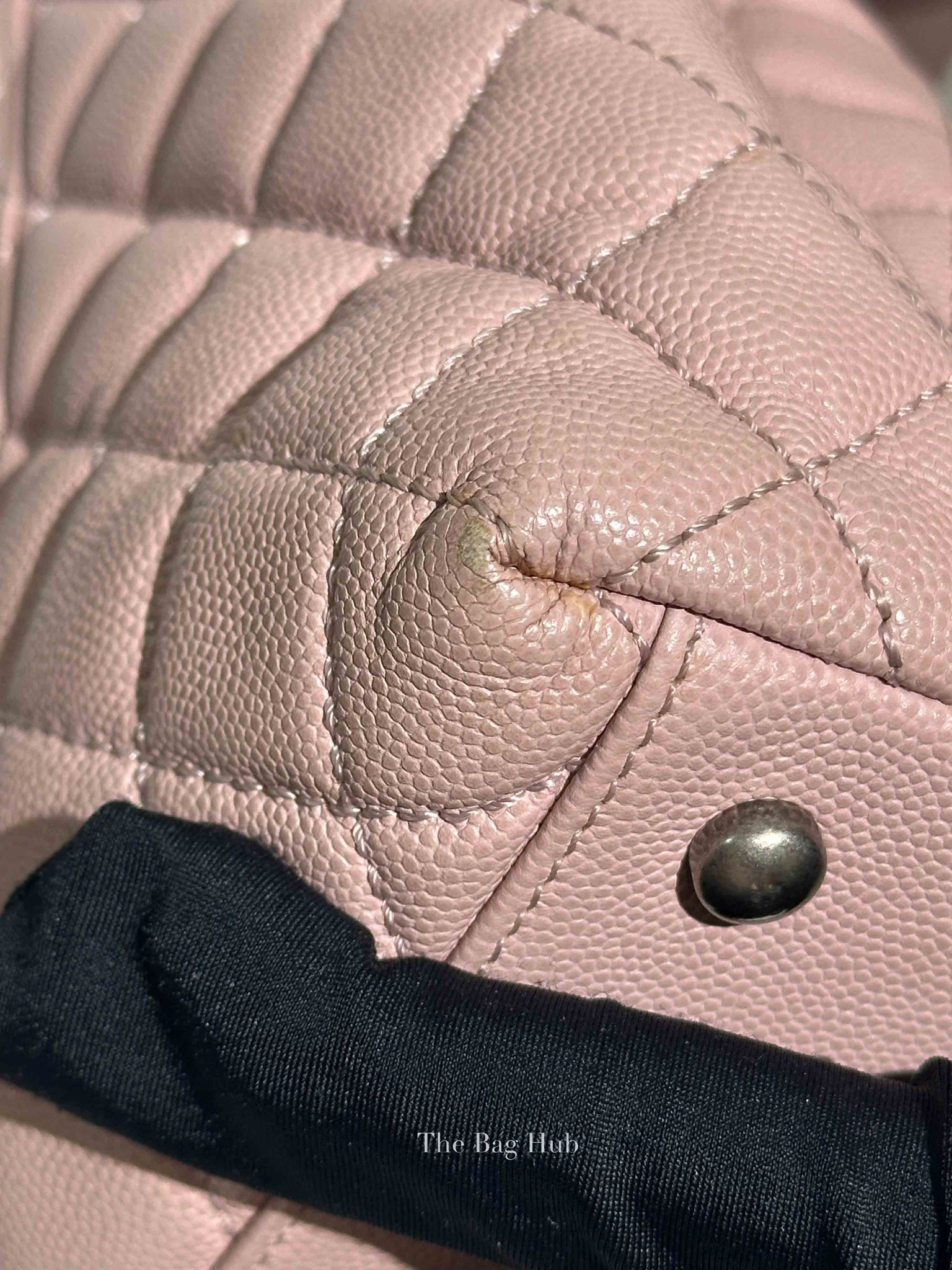Chanel Pink Caviar Leather Coco Handle Medium Bag