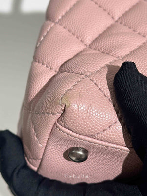 Chanel Pink Caviar Leather Coco Handle Medium Bag