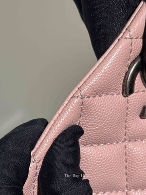 Chanel Pink Caviar Leather Coco Handle Medium Bag