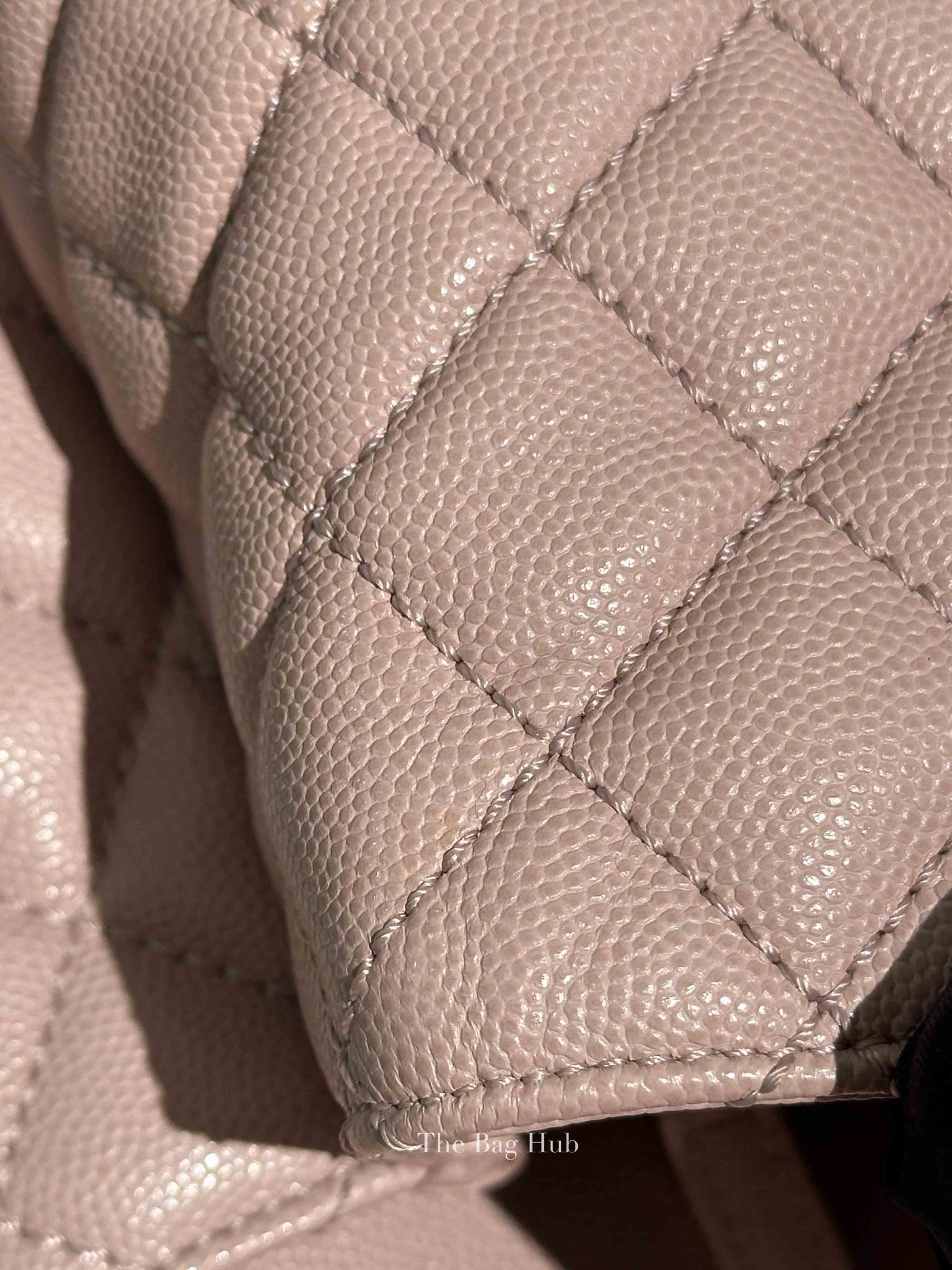 Chanel Pink Caviar Leather Coco Handle Medium Bag
