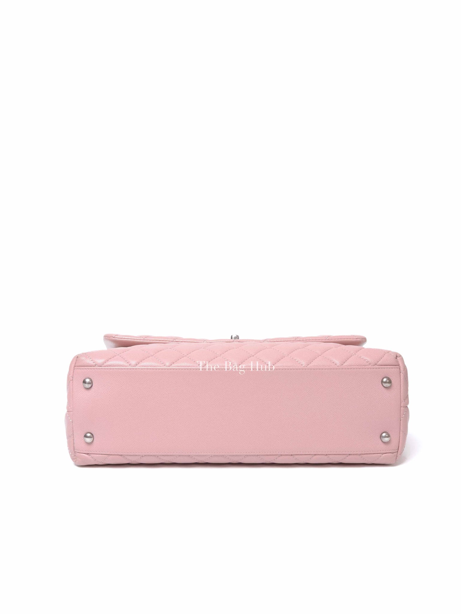 Chanel Pink Caviar Leather Coco Handle Medium Bag