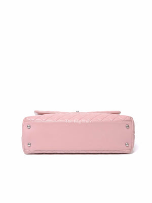 Chanel Pink Caviar Leather Coco Handle Medium Bag