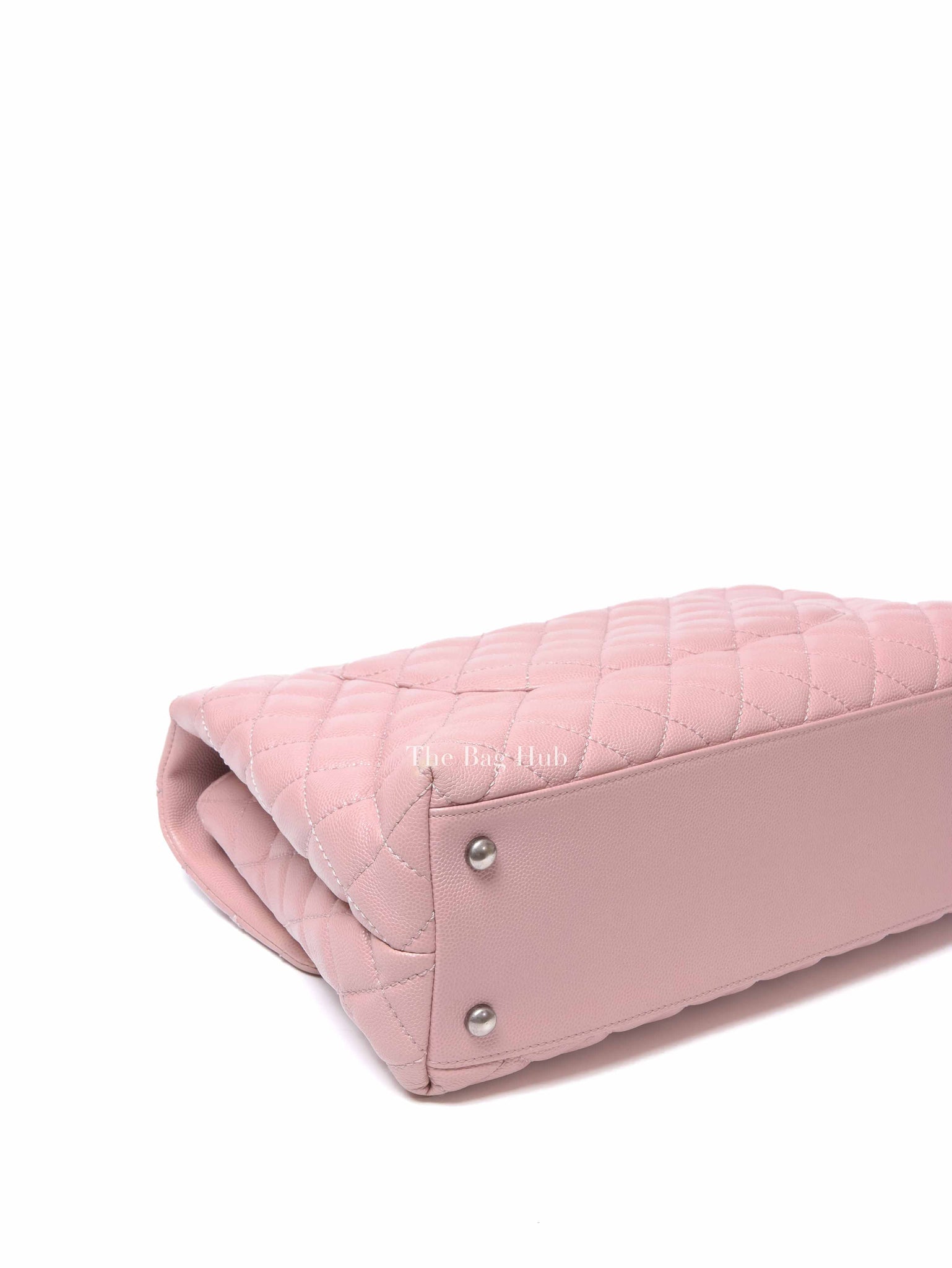 Chanel Pink Caviar Leather Coco Handle Medium Bag