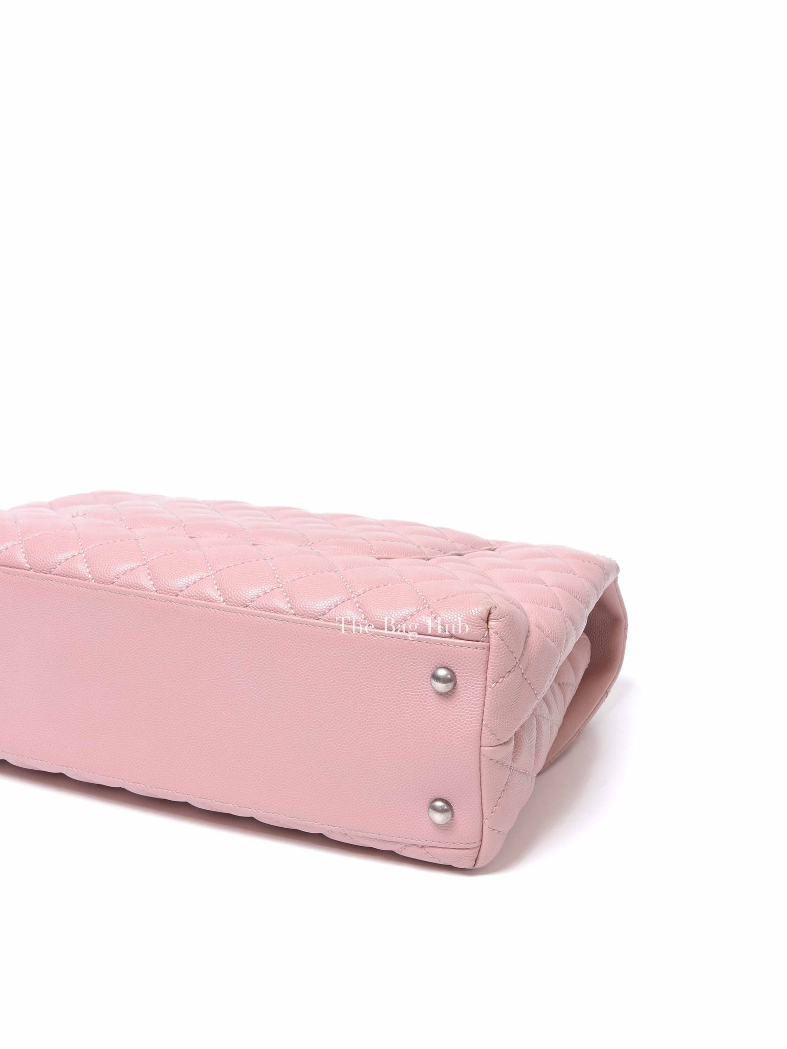 Chanel Pink Caviar Leather Coco Handle Medium Bag