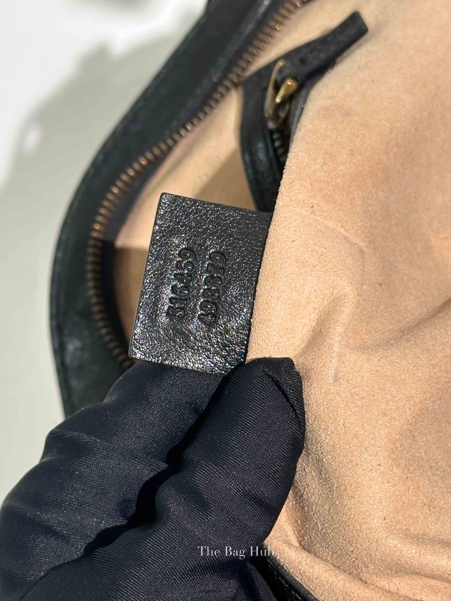 Gucci Black Leather Re(Belle) Medium Shoulder Bag