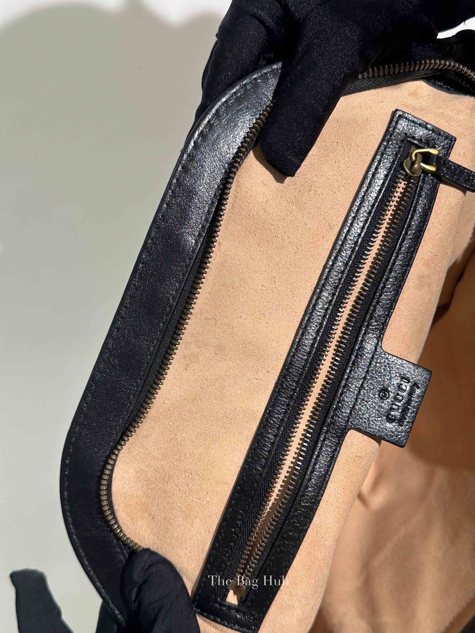 Gucci Black Leather Re(Belle) Medium Shoulder Bag