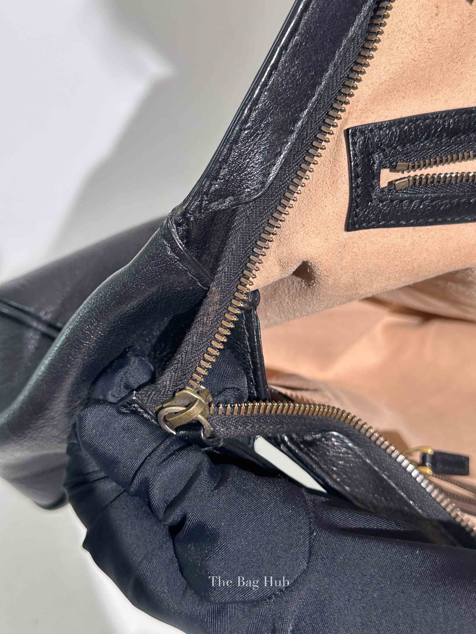 Gucci Black Leather Re(Belle) Medium Shoulder Bag