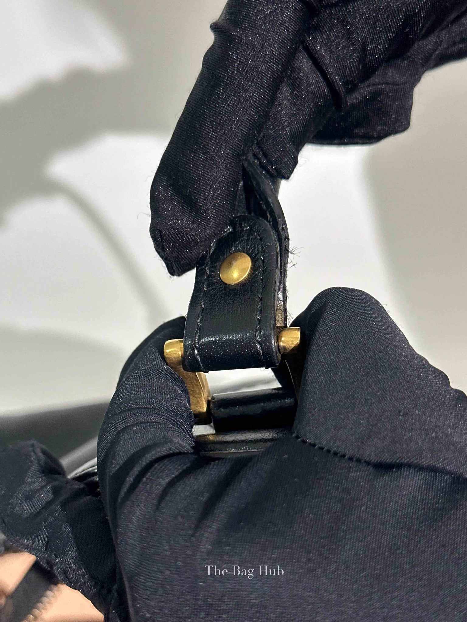 Gucci Black Leather Re(Belle) Medium Shoulder Bag