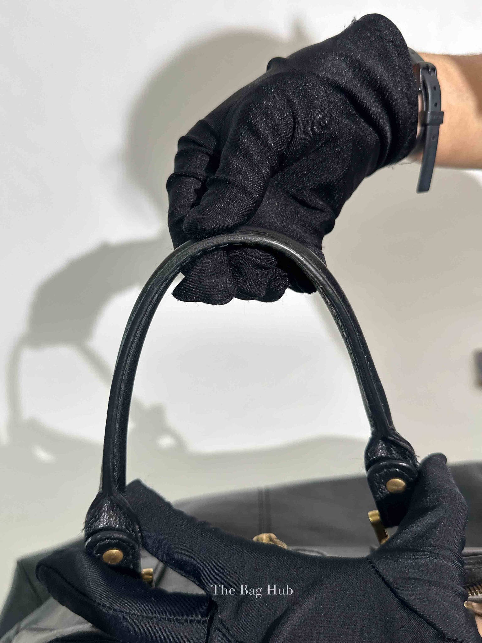 Gucci Black Leather Re(Belle) Medium Shoulder Bag