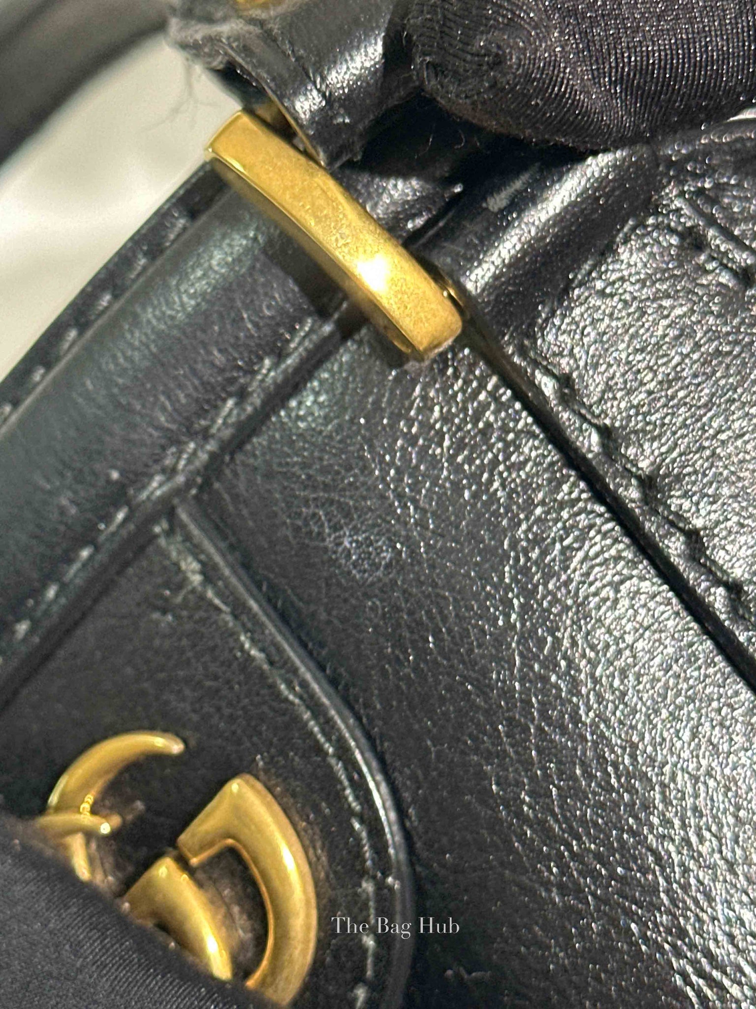 Gucci Black Leather Re(Belle) Medium Shoulder Bag