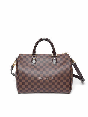 Louis Vuitton Damier Ebene Canvas Speedy Bandouliere 30 Handbag