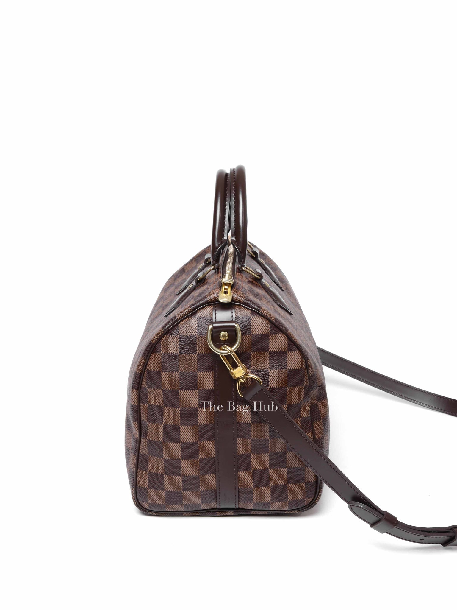 Louis Vuitton Damier Ebene Canvas Speedy Bandouliere 30 Handbag