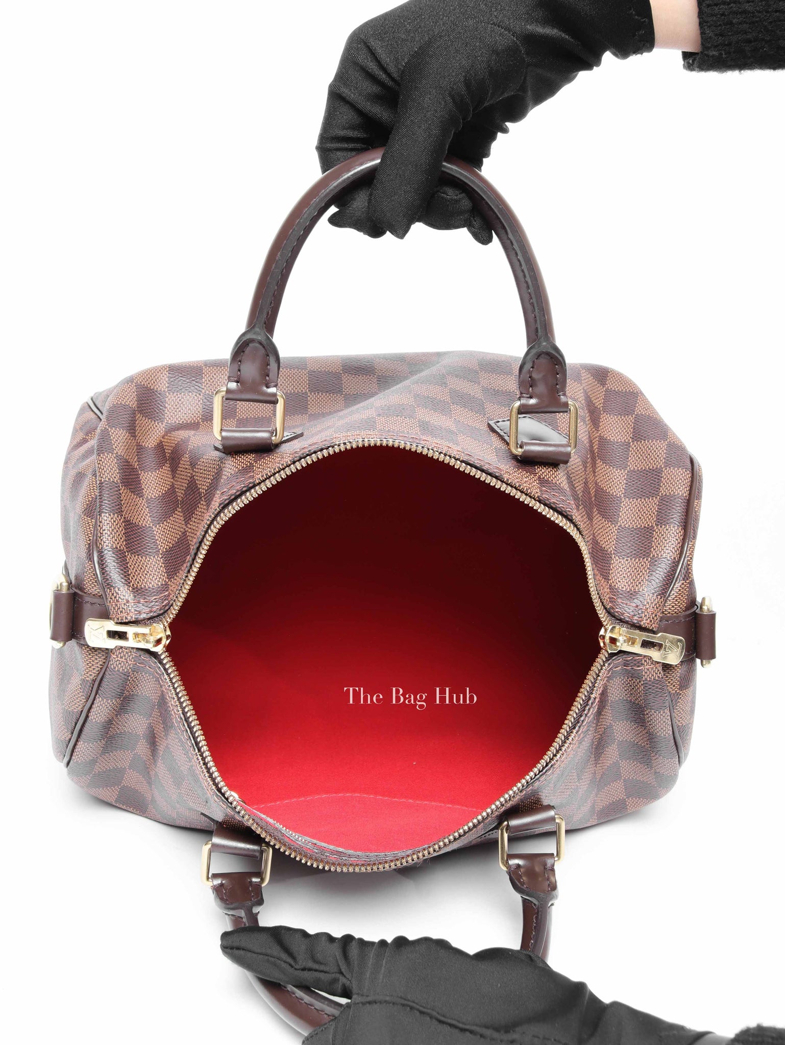 Louis Vuitton Damier Ebene Canvas Speedy Bandouliere 30 Handbag
