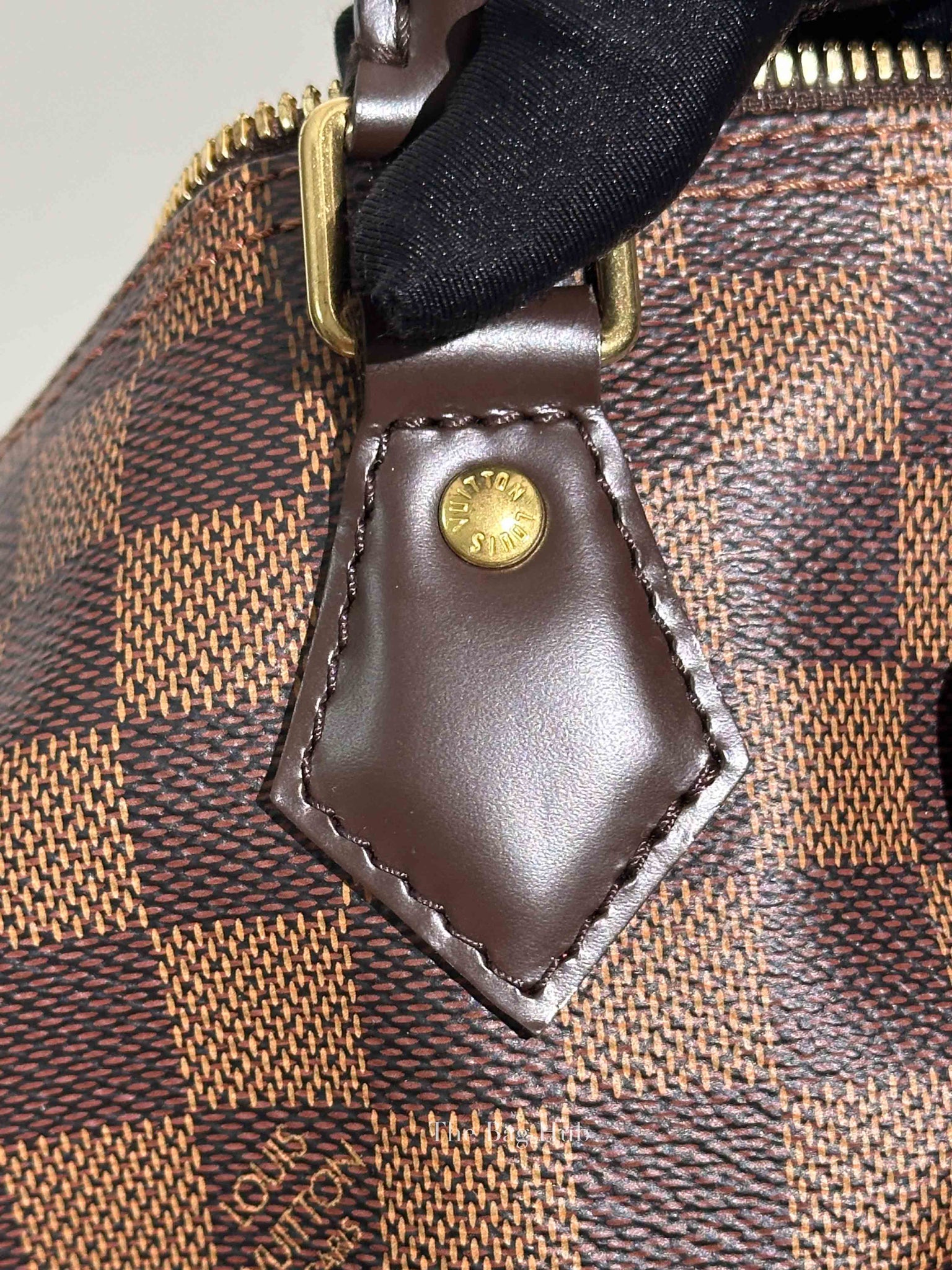 Louis Vuitton Damier Ebene Canvas Speedy Bandouliere 30 Handbag