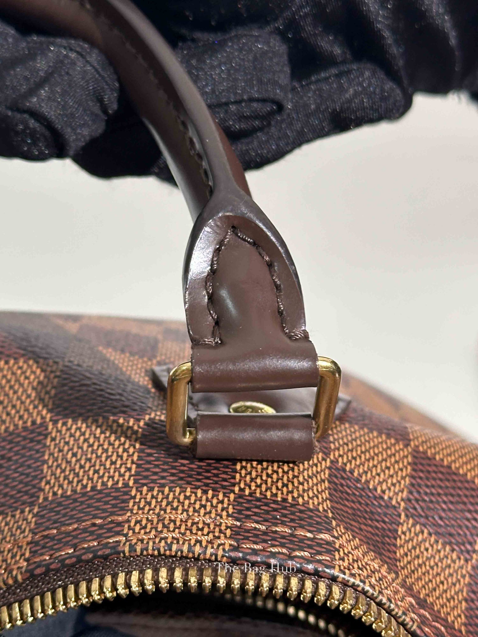 Louis Vuitton Damier Ebene Canvas Speedy Bandouliere 30 Handbag