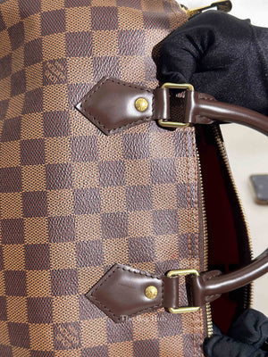 Louis Vuitton Damier Ebene Canvas Speedy Bandouliere 30 Handbag