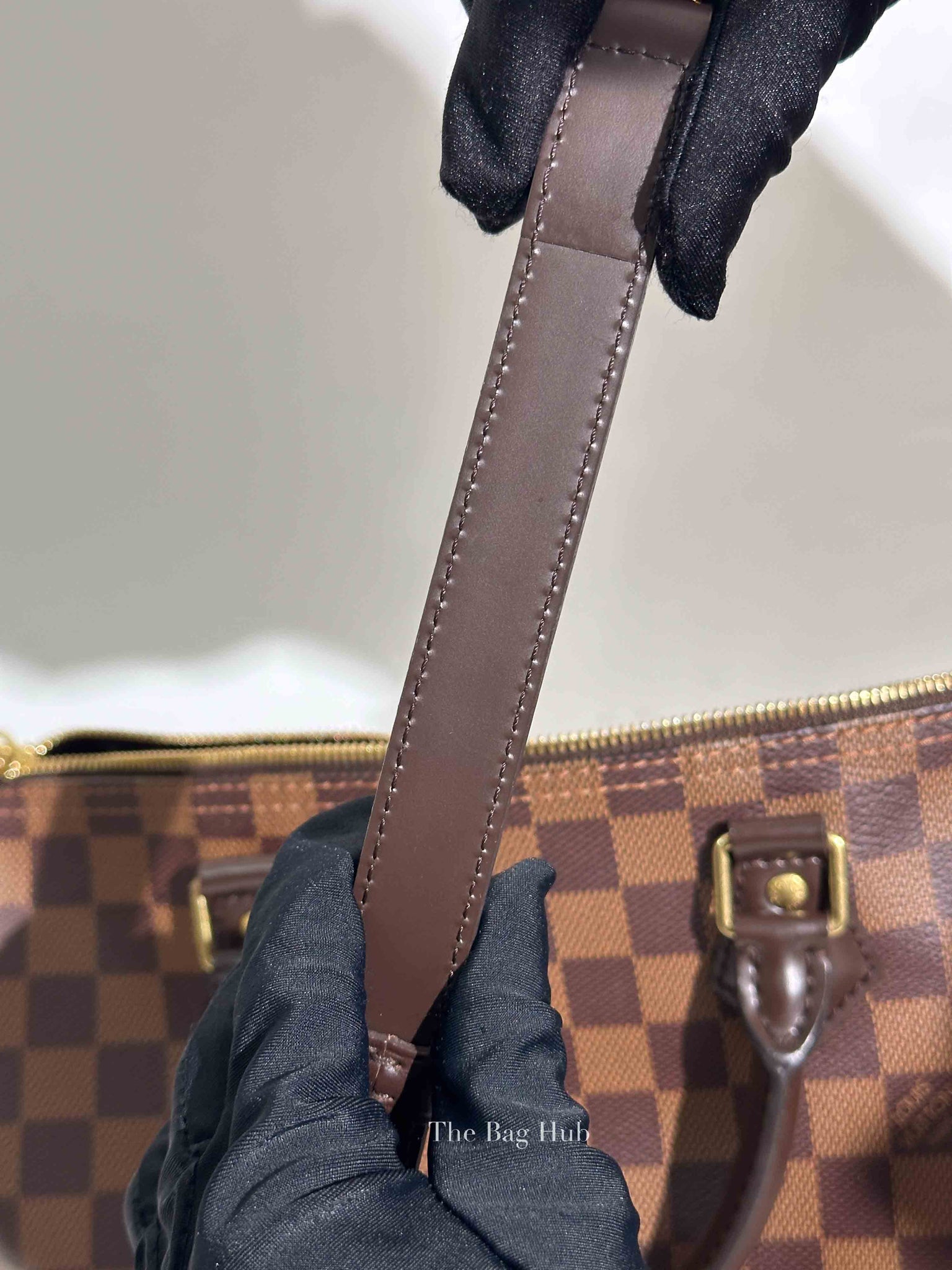 Louis Vuitton Damier Ebene Canvas Speedy Bandouliere 30 Handbag