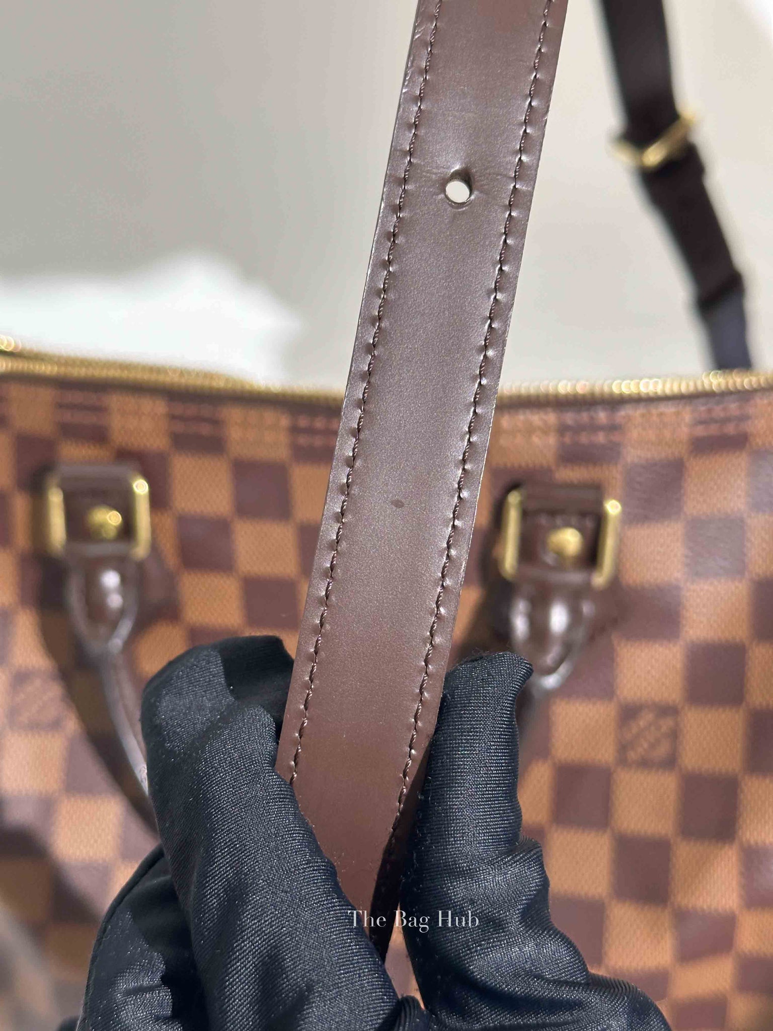 Louis Vuitton Damier Ebene Canvas Speedy Bandouliere 30 Handbag