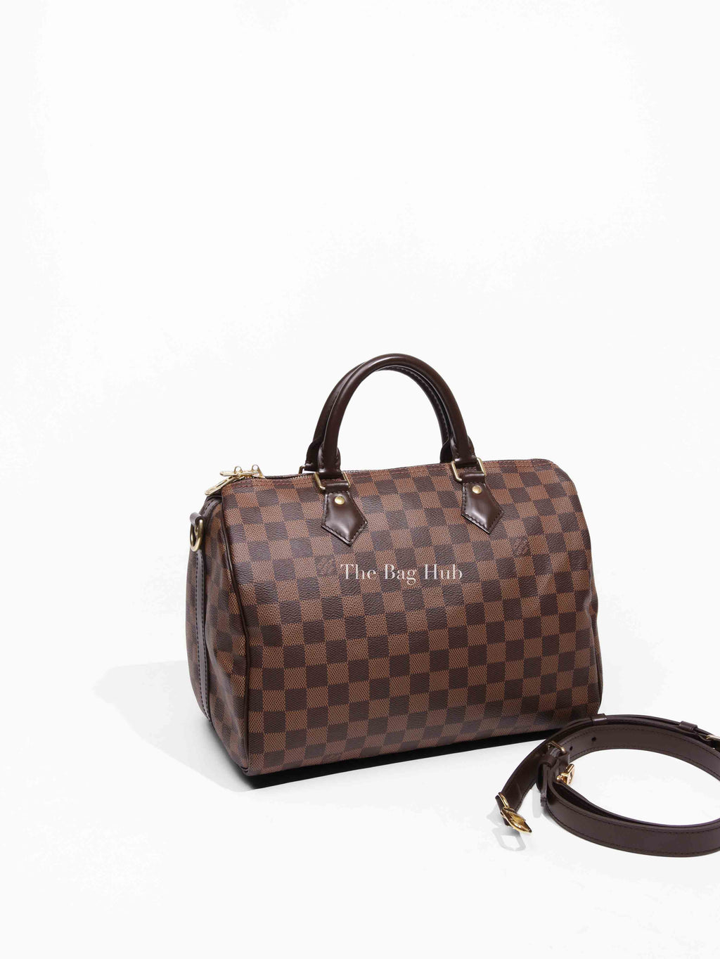 Louis Vuitton Damier Ebene Canvas Speedy Bandouliere 30 Handbag