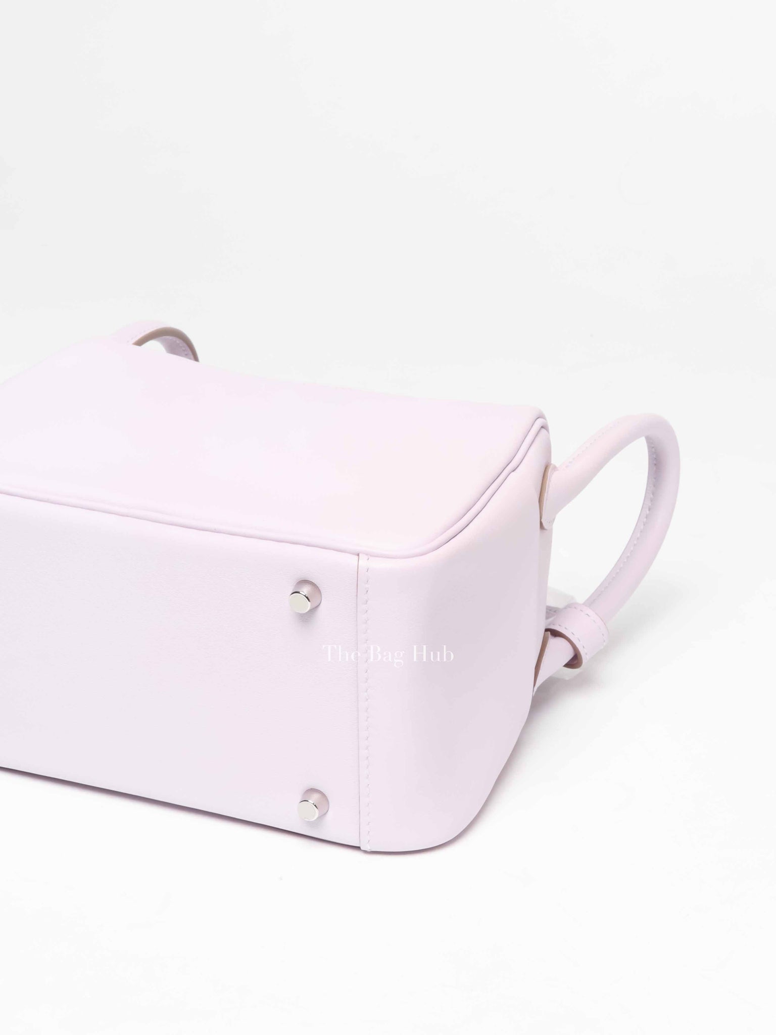 Hermes Mauve Pale Swift Leather Mini Lindy Bag PHW