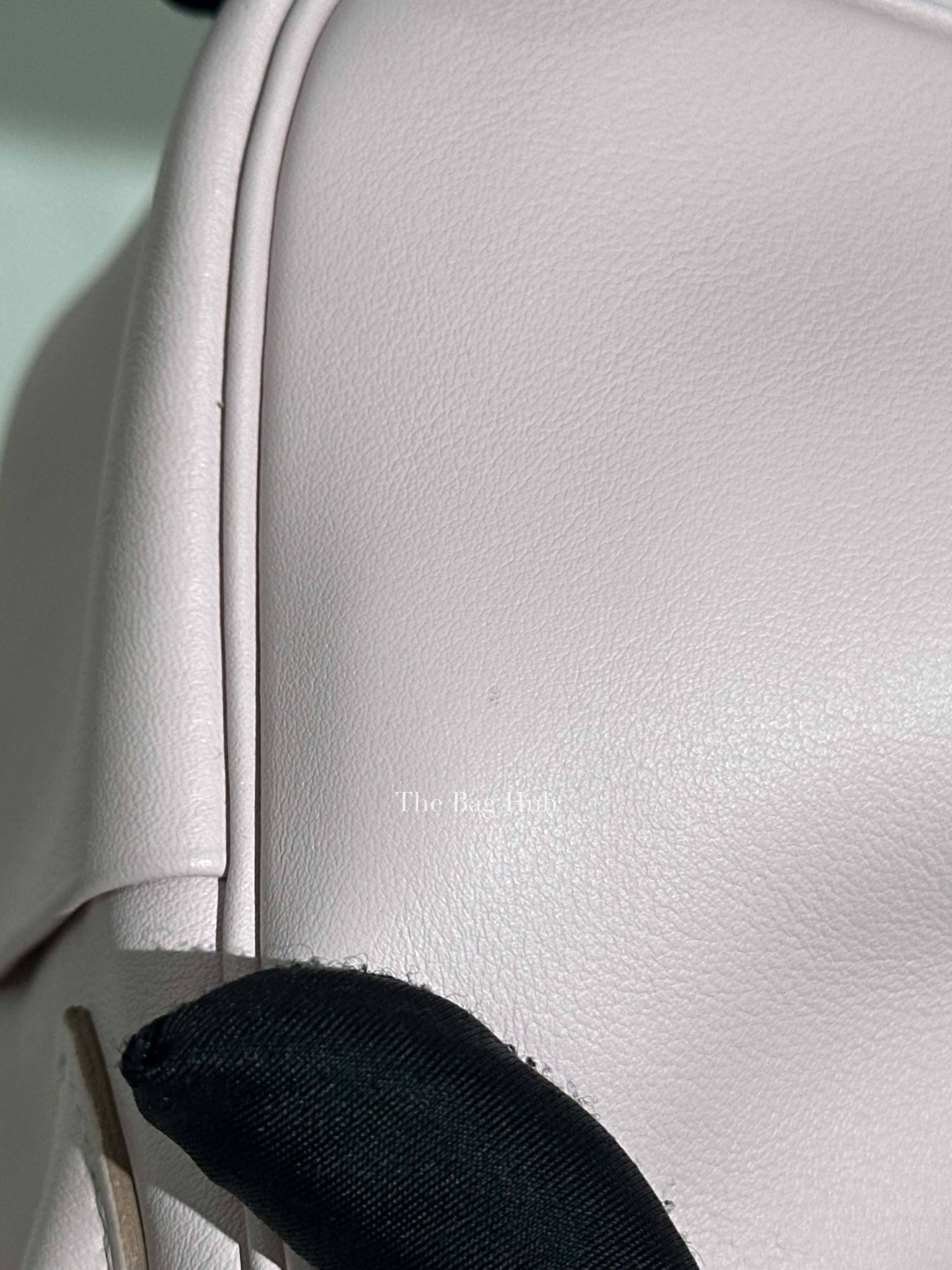 Hermes Mauve Pale Swift Leather Mini Lindy Bag PHW