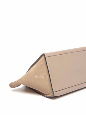 Celine Beige Suede/Leather Trapeze Small Bag