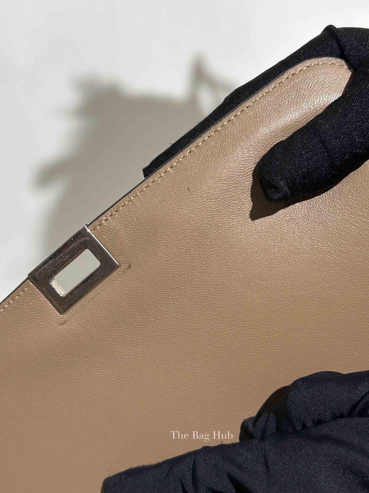 Celine Beige Suede/Leather Trapeze Small Bag