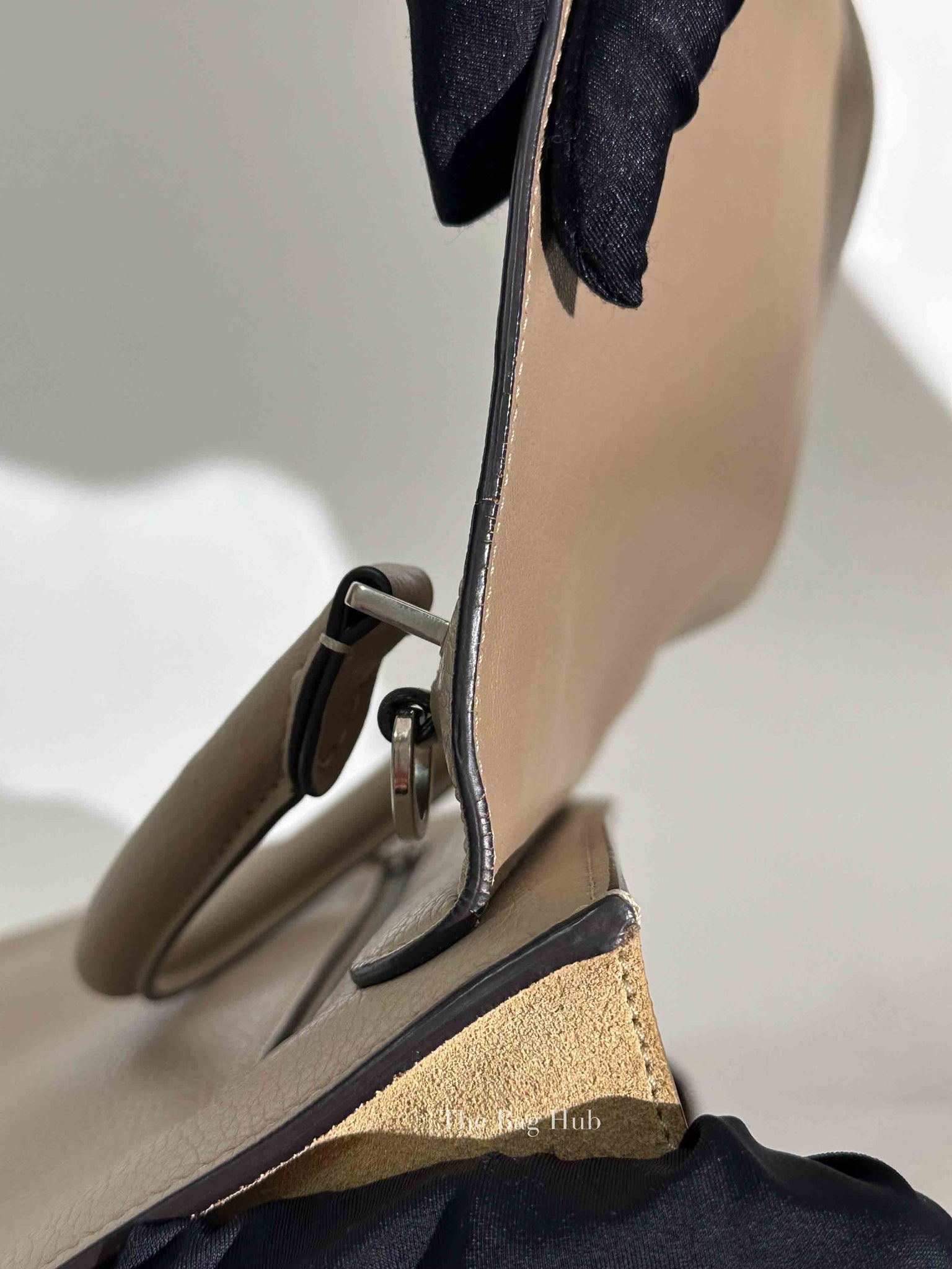 Celine Beige Suede/Leather Trapeze Small Bag