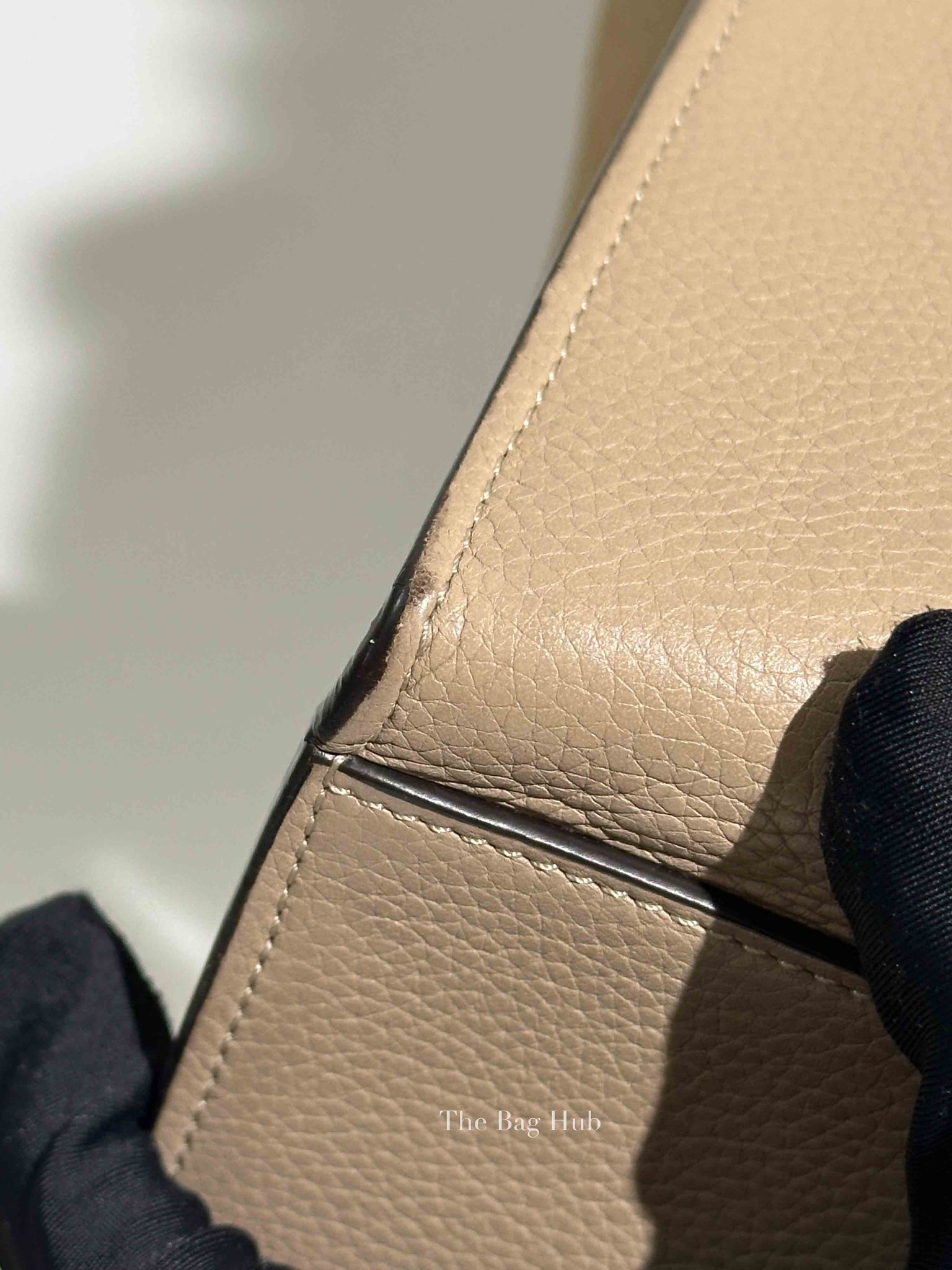 Celine Beige Suede/Leather Trapeze Small Bag