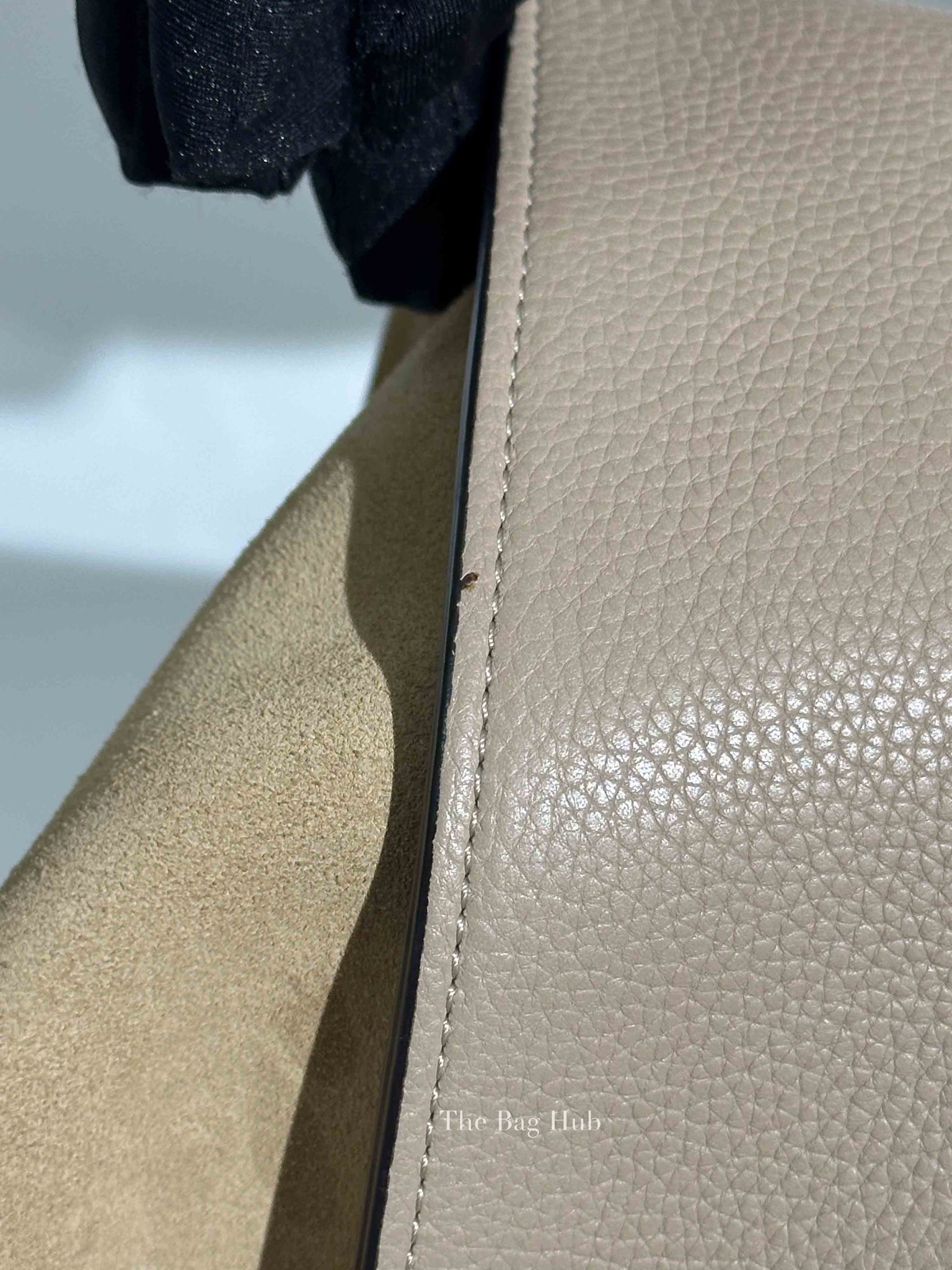 Celine Beige Suede/Leather Trapeze Small Bag