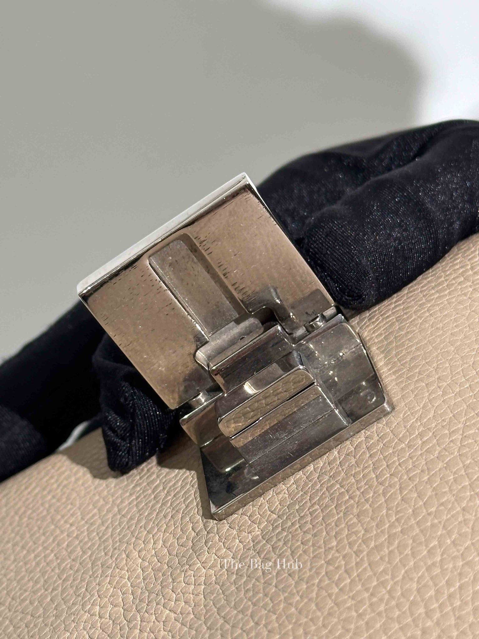 Celine Beige Suede/Leather Trapeze Small Bag