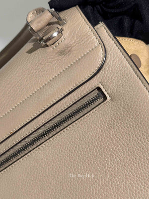 Celine Beige Suede/Leather Trapeze Small Bag