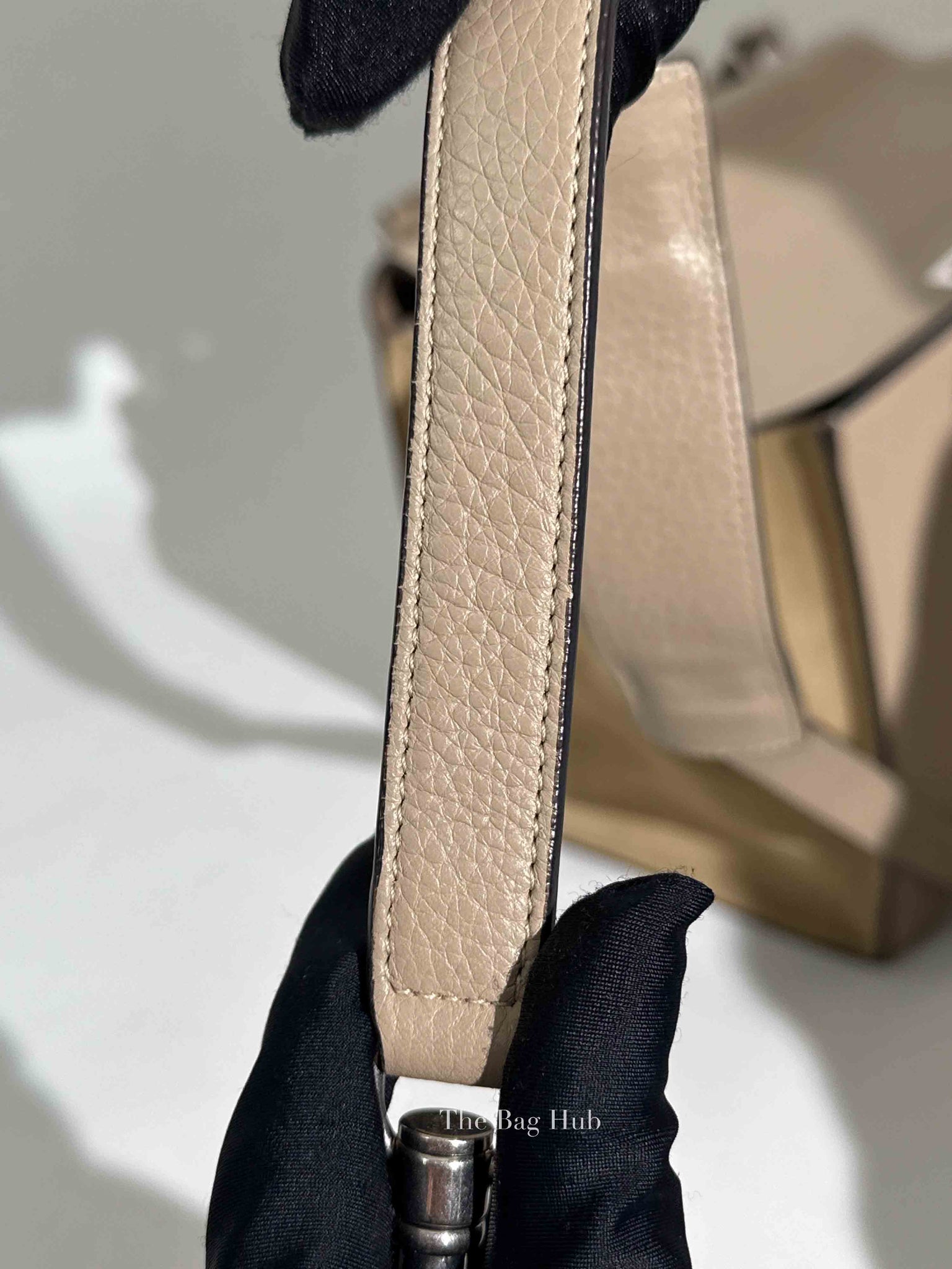 Celine Beige Suede/Leather Trapeze Small Bag