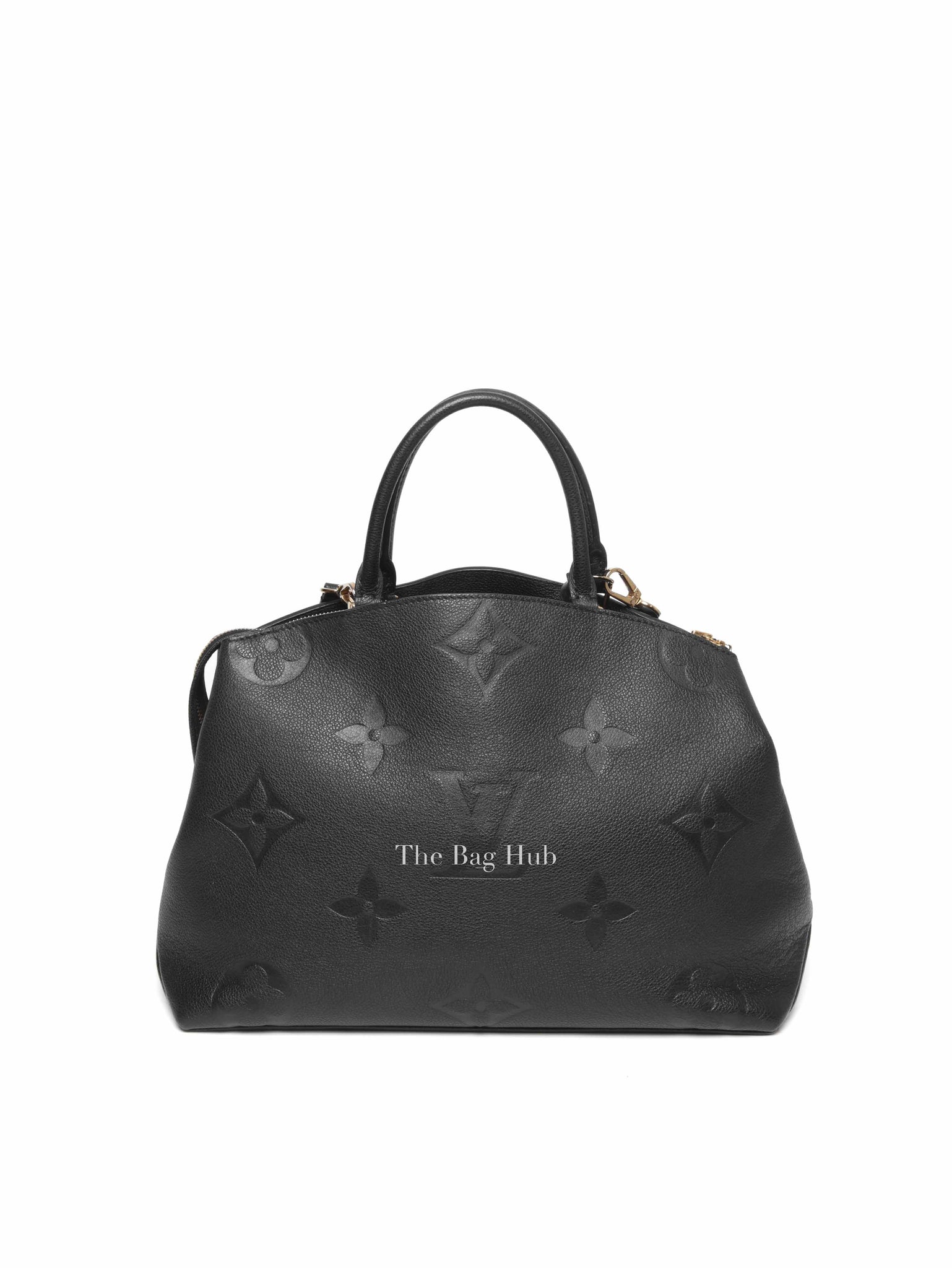 Louis Vuitton Black Leather Monogram Empreinte Grand Palais MM Bag