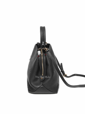 Louis Vuitton Black Leather Monogram Empreinte Grand Palais MM Bag