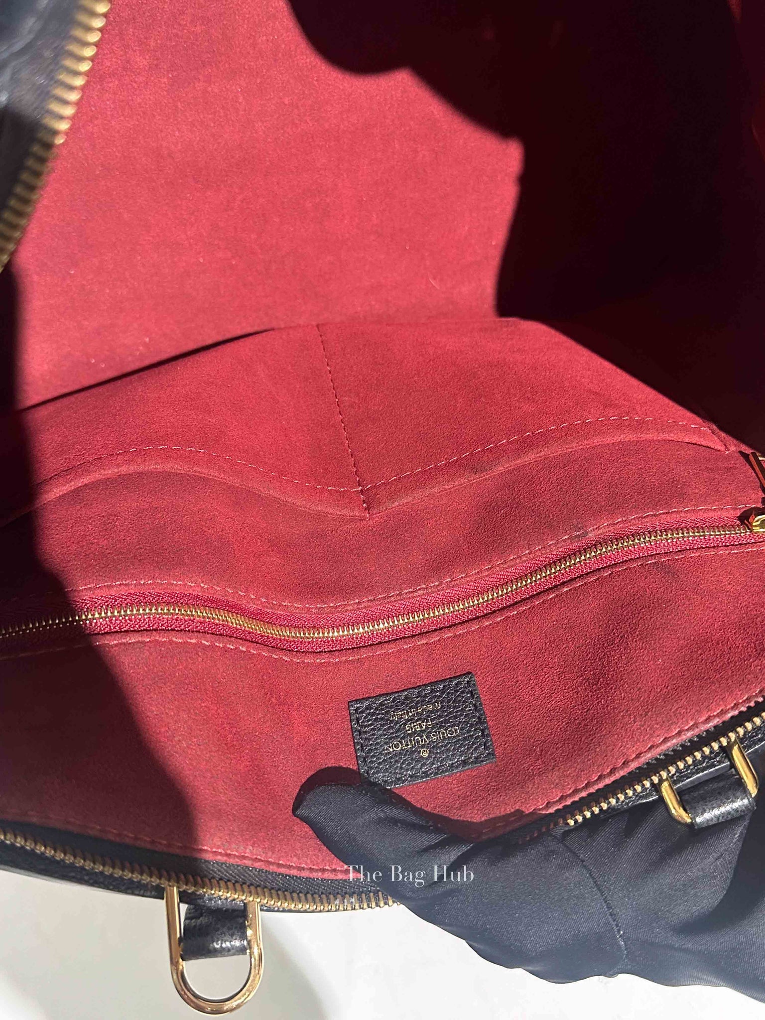 Louis Vuitton Black Leather Monogram Empreinte Grand Palais MM Bag