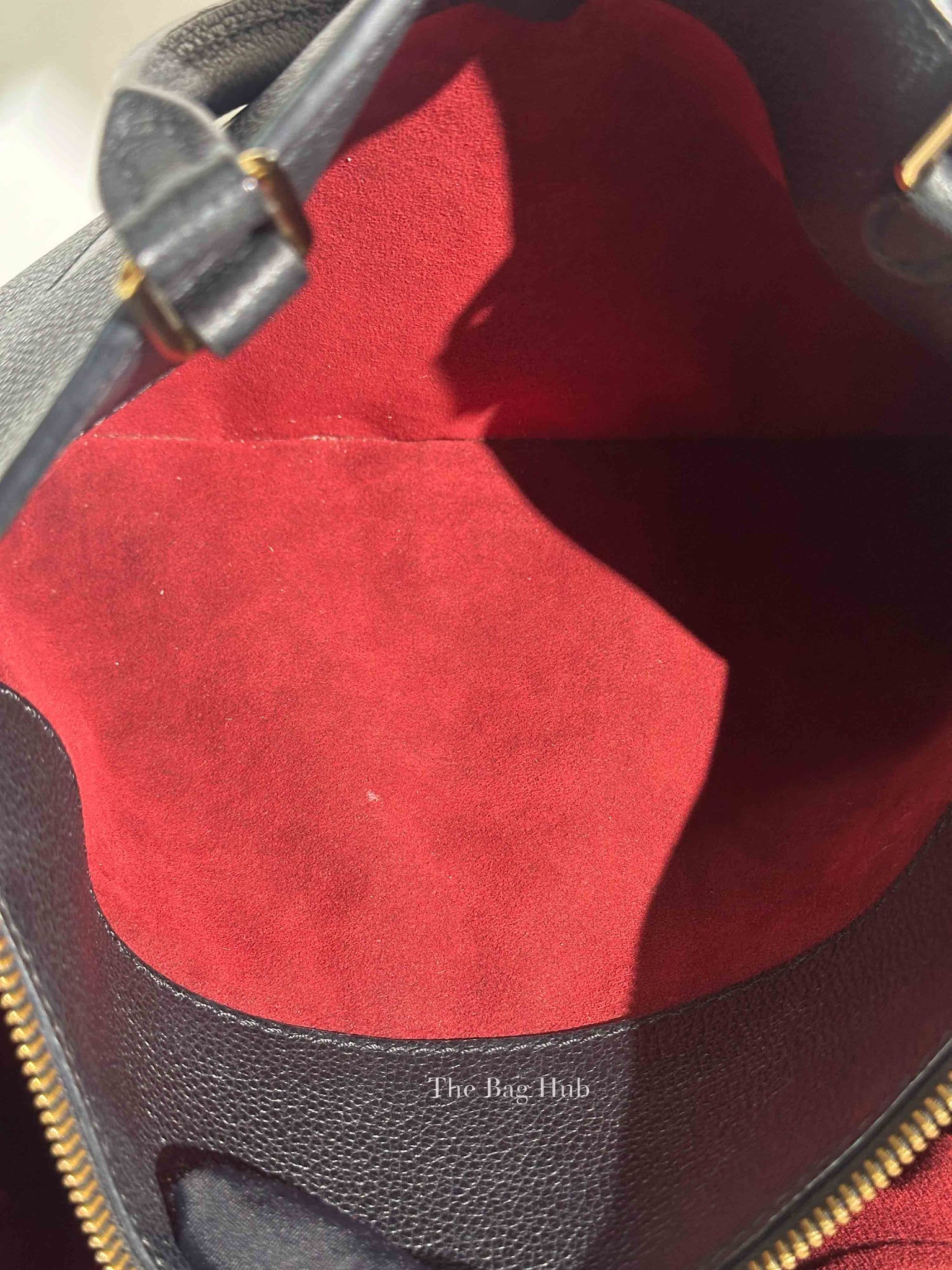 Louis Vuitton Black Leather Monogram Empreinte Grand Palais MM Bag