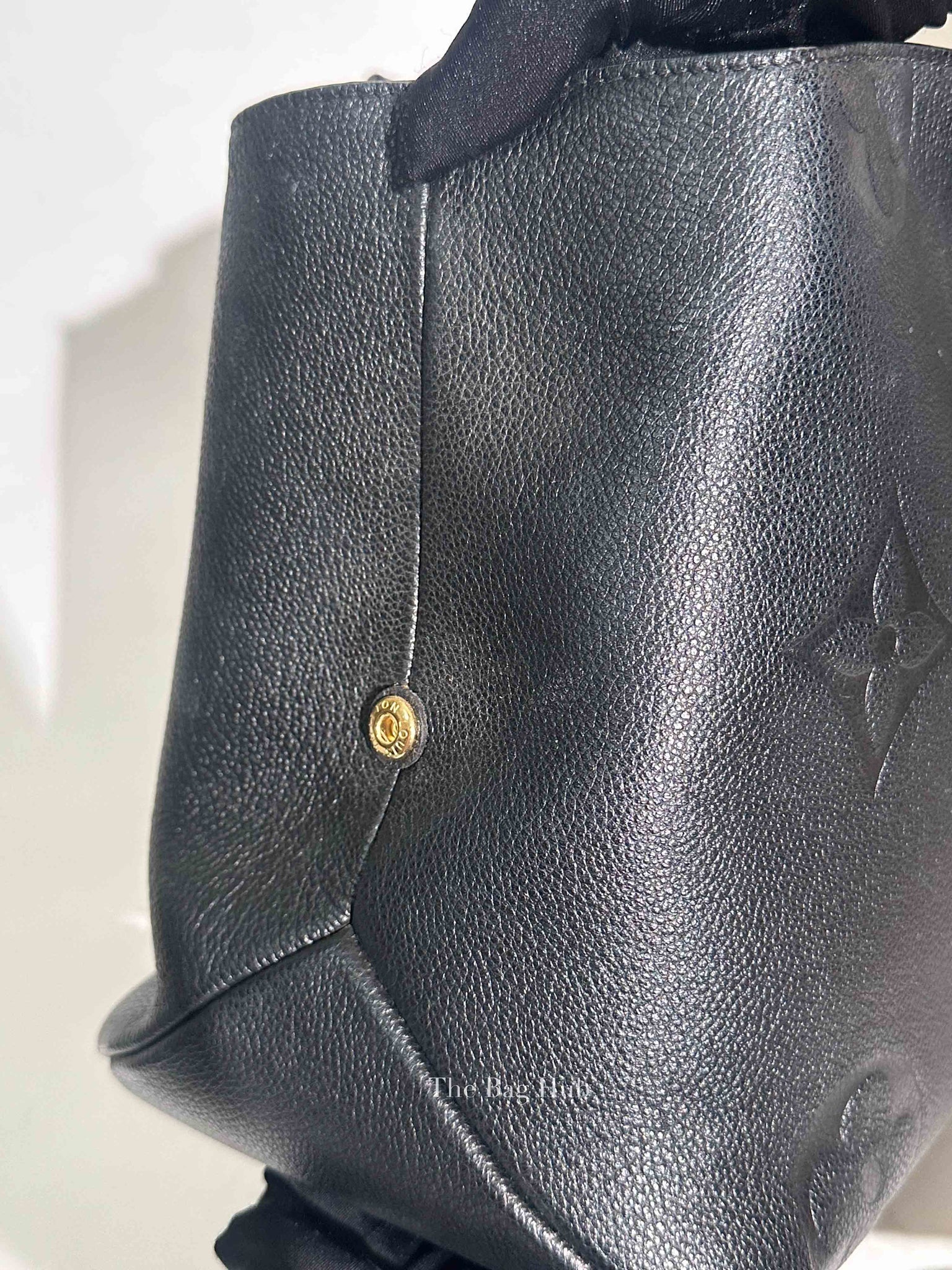 Louis Vuitton Black Leather Monogram Empreinte Grand Palais MM Bag